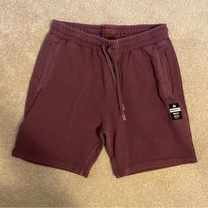 Maroon muscle nation shorts